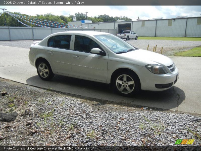 Summit White / Gray 2008 Chevrolet Cobalt LT Sedan