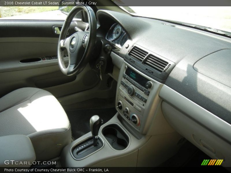 Summit White / Gray 2008 Chevrolet Cobalt LT Sedan