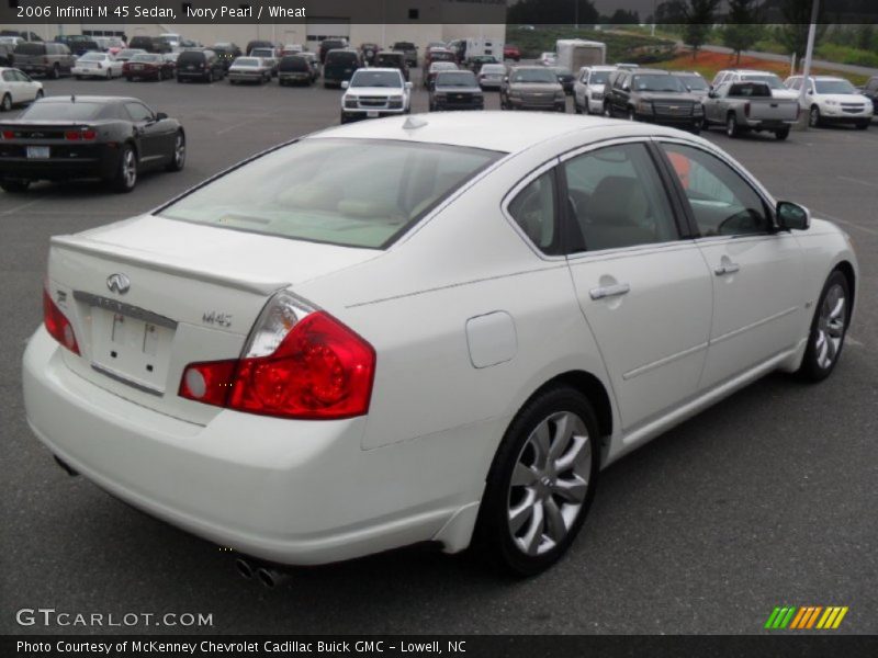 Ivory Pearl / Wheat 2006 Infiniti M 45 Sedan