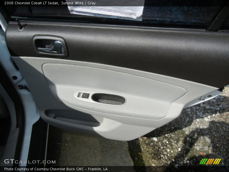 Summit White / Gray 2008 Chevrolet Cobalt LT Sedan
