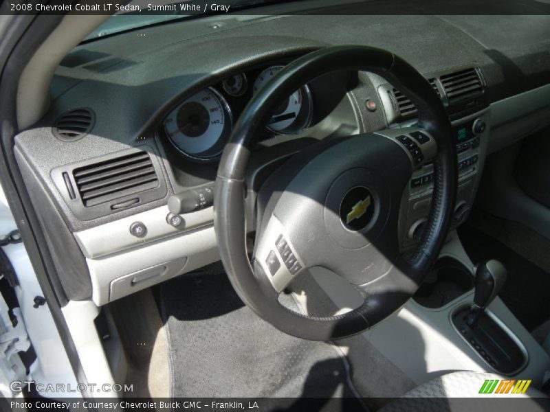 Summit White / Gray 2008 Chevrolet Cobalt LT Sedan
