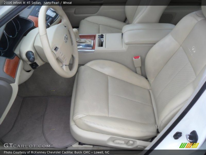 Ivory Pearl / Wheat 2006 Infiniti M 45 Sedan