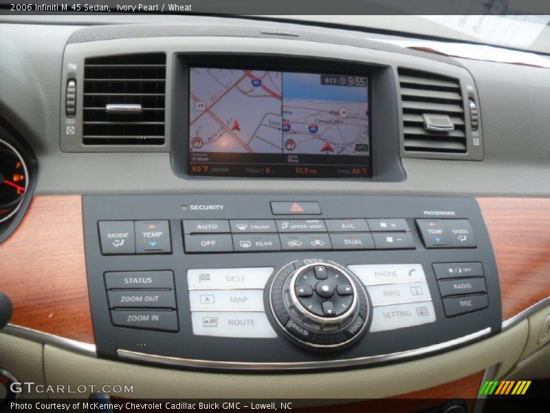 Ivory Pearl / Wheat 2006 Infiniti M 45 Sedan