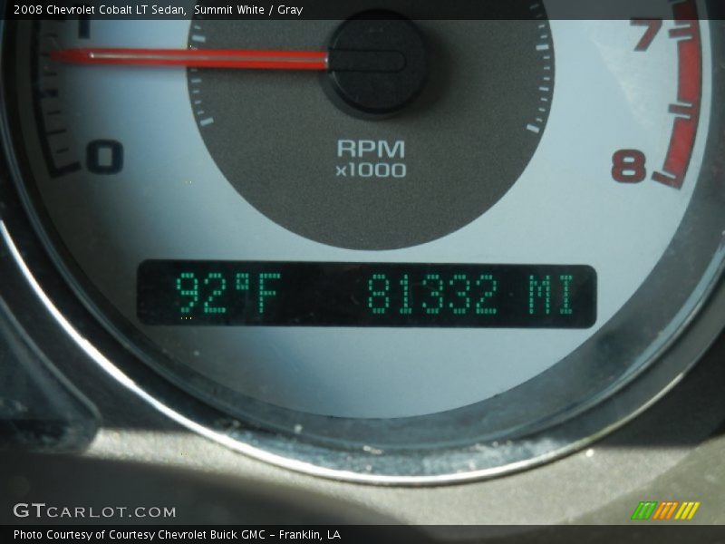 Summit White / Gray 2008 Chevrolet Cobalt LT Sedan
