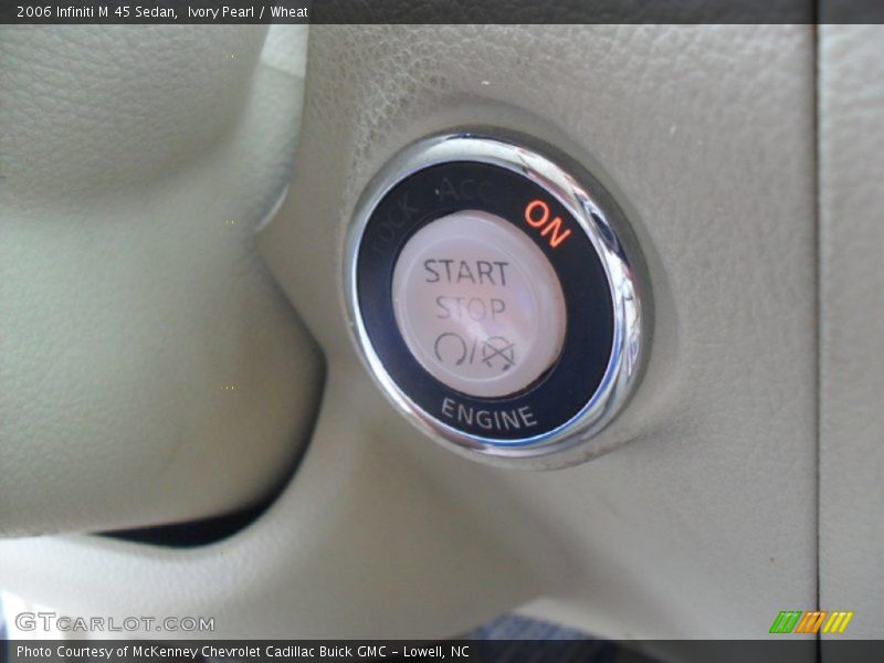 Ivory Pearl / Wheat 2006 Infiniti M 45 Sedan