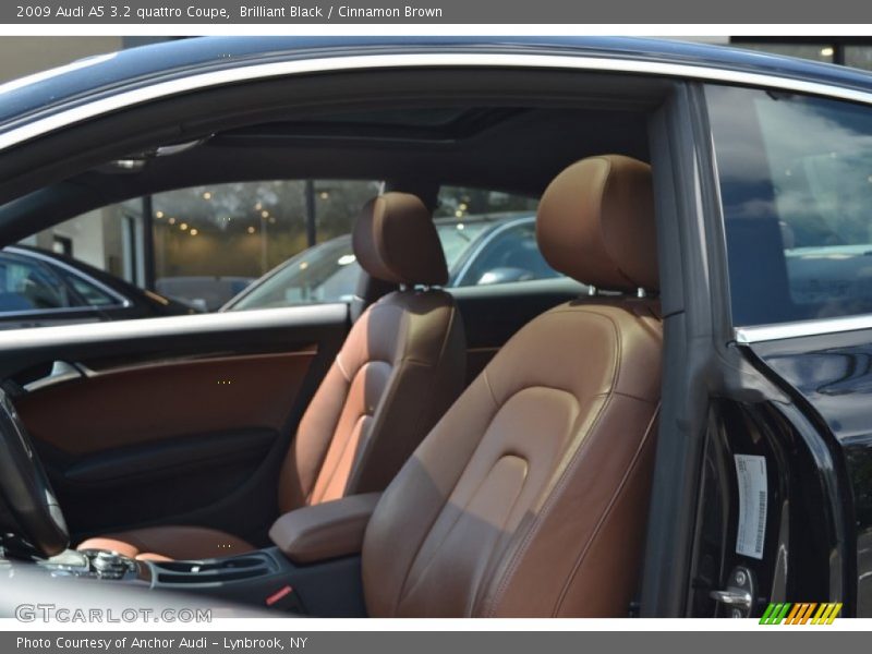 Brilliant Black / Cinnamon Brown 2009 Audi A5 3.2 quattro Coupe