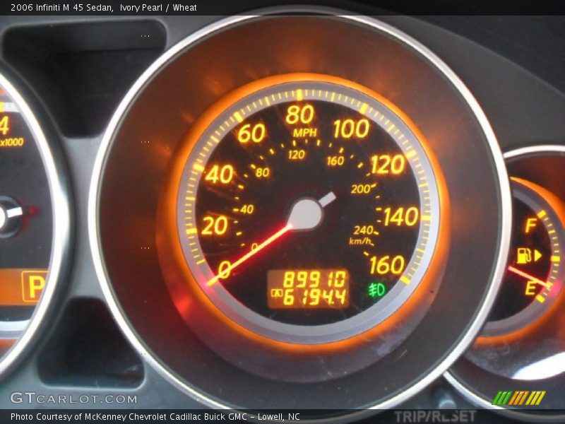 Ivory Pearl / Wheat 2006 Infiniti M 45 Sedan