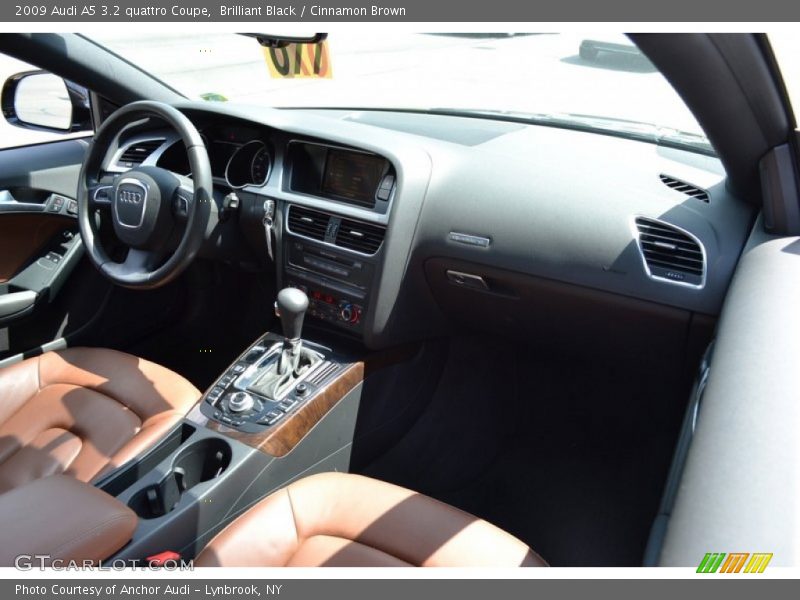 Brilliant Black / Cinnamon Brown 2009 Audi A5 3.2 quattro Coupe