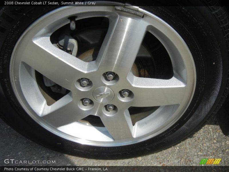 Summit White / Gray 2008 Chevrolet Cobalt LT Sedan