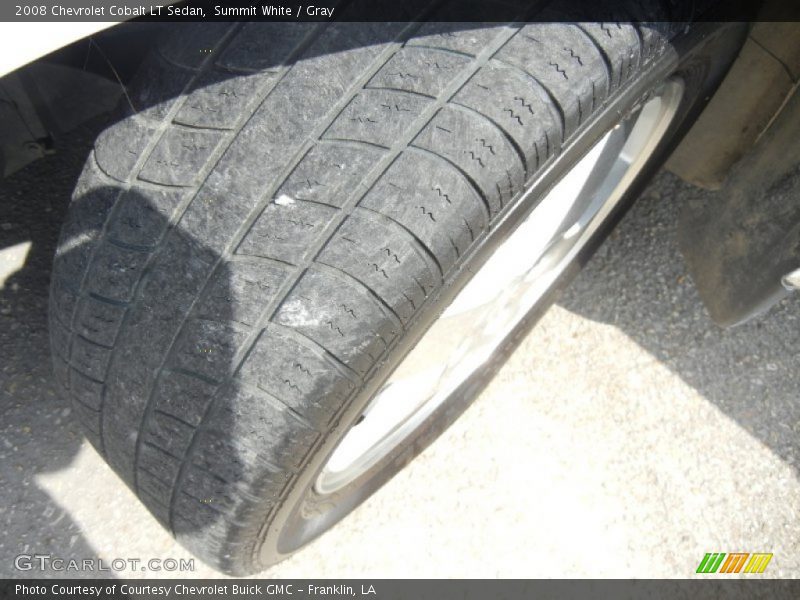 Summit White / Gray 2008 Chevrolet Cobalt LT Sedan