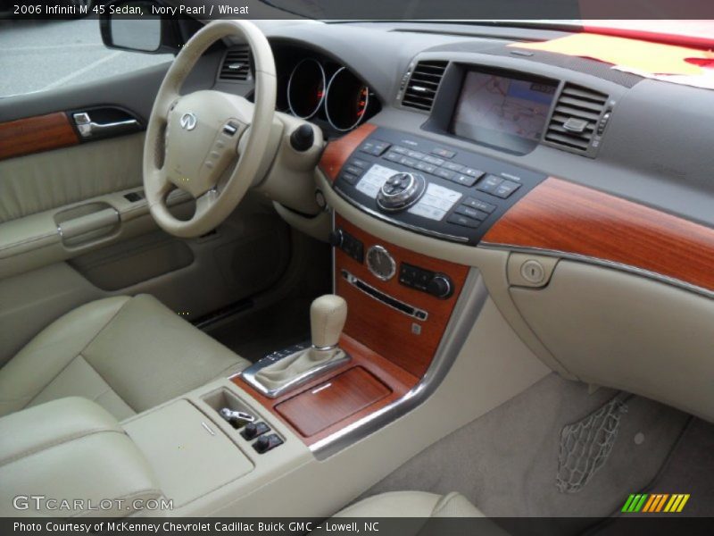 Ivory Pearl / Wheat 2006 Infiniti M 45 Sedan