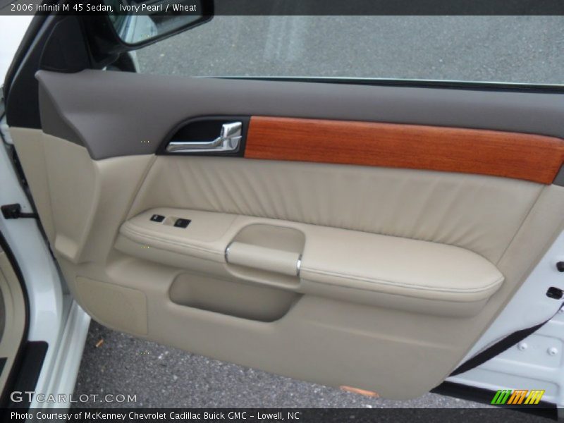 Ivory Pearl / Wheat 2006 Infiniti M 45 Sedan