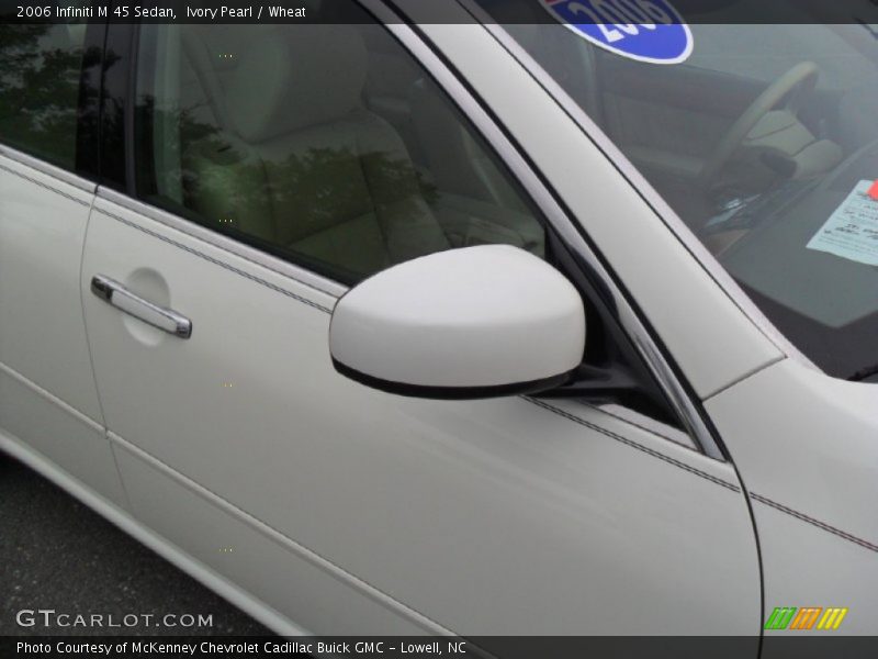 Ivory Pearl / Wheat 2006 Infiniti M 45 Sedan
