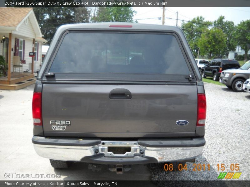 Dark Shadow Grey Metallic / Medium Flint 2004 Ford F250 Super Duty XL Crew Cab 4x4