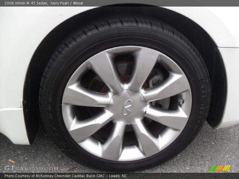 Ivory Pearl / Wheat 2006 Infiniti M 45 Sedan