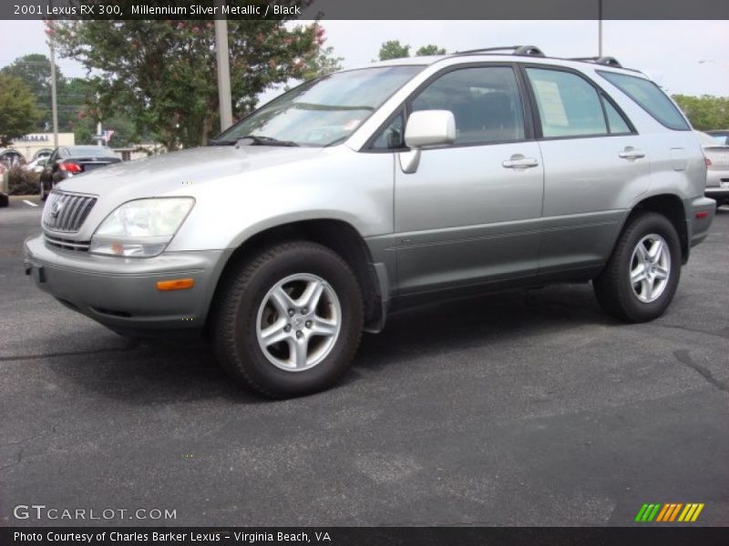 Millennium Silver Metallic / Black 2001 Lexus RX 300