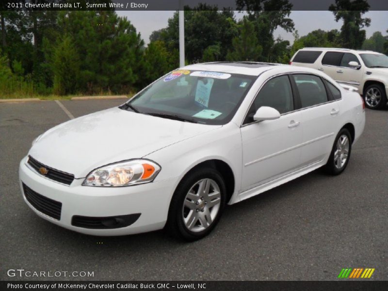 Summit White / Ebony 2011 Chevrolet Impala LT