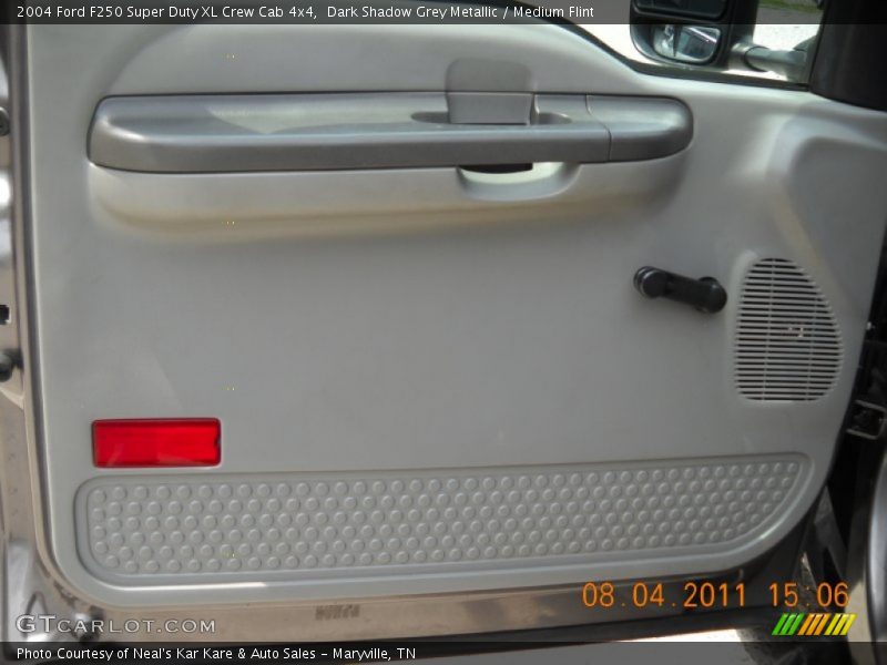 Dark Shadow Grey Metallic / Medium Flint 2004 Ford F250 Super Duty XL Crew Cab 4x4