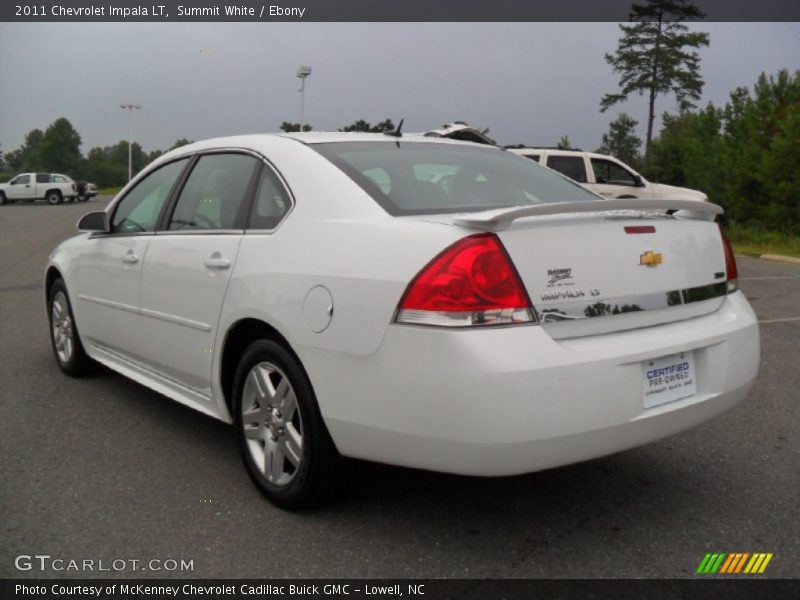 Summit White / Ebony 2011 Chevrolet Impala LT