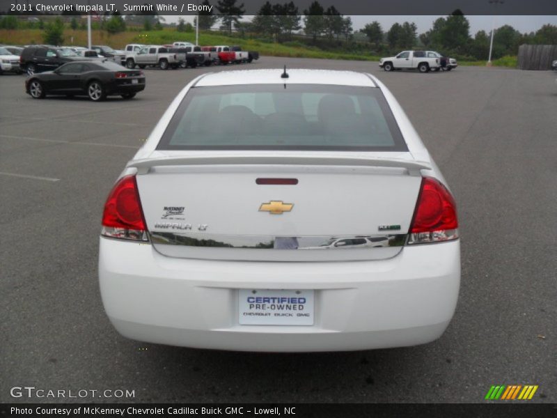 Summit White / Ebony 2011 Chevrolet Impala LT