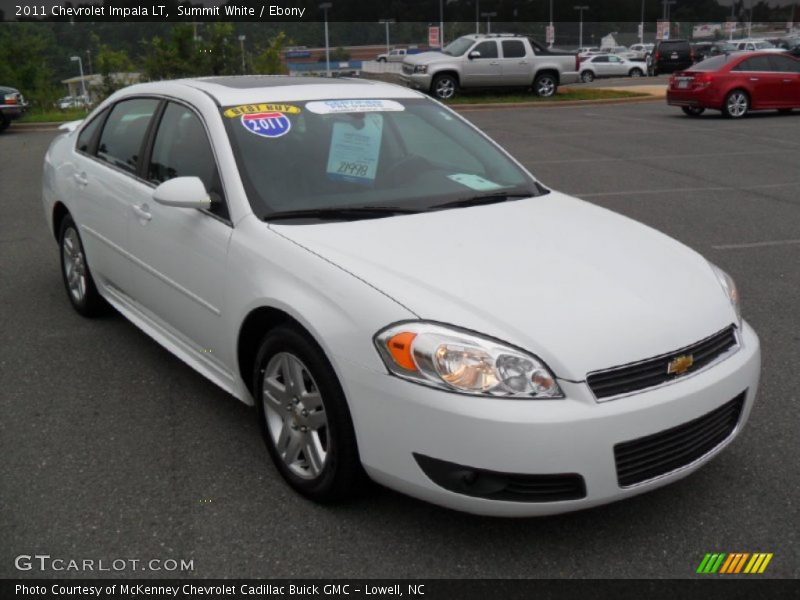 Summit White / Ebony 2011 Chevrolet Impala LT