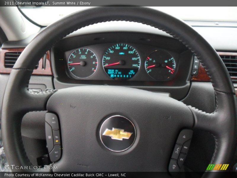 Summit White / Ebony 2011 Chevrolet Impala LT