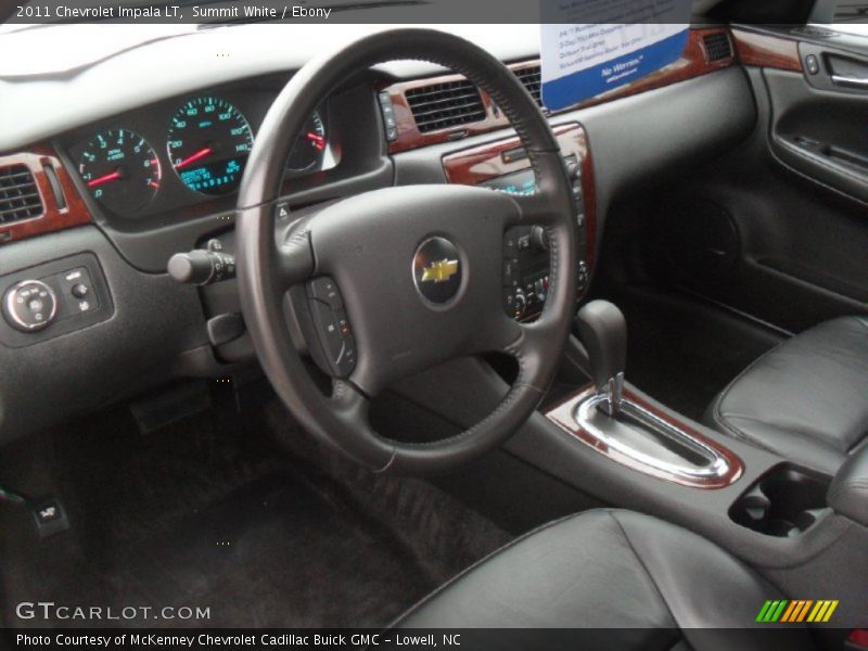 Summit White / Ebony 2011 Chevrolet Impala LT