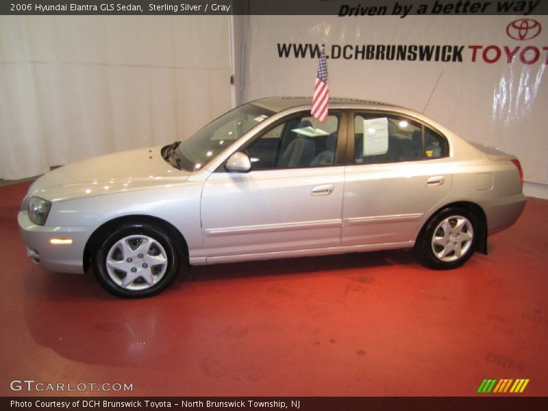 Sterling Silver / Gray 2006 Hyundai Elantra GLS Sedan