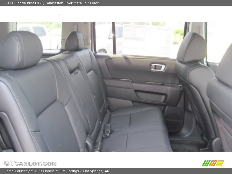 Alabaster Silver Metallic / Black 2011 Honda Pilot EX-L