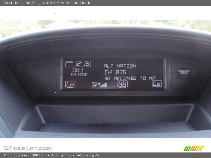 Alabaster Silver Metallic / Black 2011 Honda Pilot EX-L
