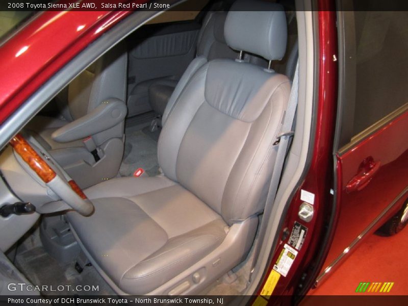 Salsa Red Pearl / Stone 2008 Toyota Sienna XLE AWD