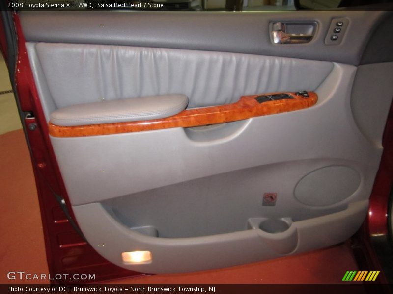 Salsa Red Pearl / Stone 2008 Toyota Sienna XLE AWD
