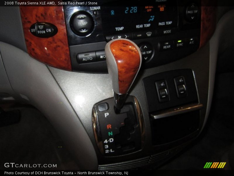 Salsa Red Pearl / Stone 2008 Toyota Sienna XLE AWD