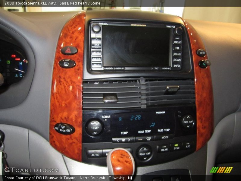 Salsa Red Pearl / Stone 2008 Toyota Sienna XLE AWD