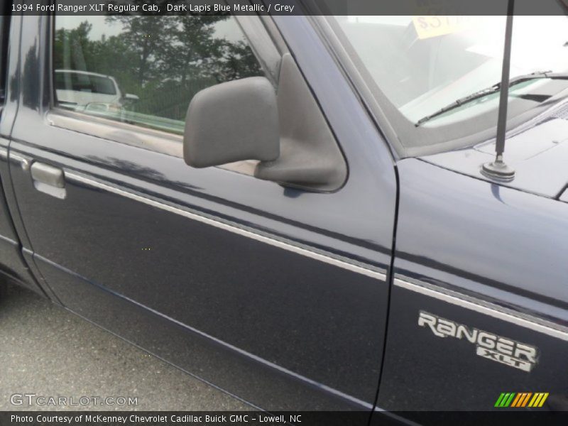 Dark Lapis Blue Metallic / Grey 1994 Ford Ranger XLT Regular Cab