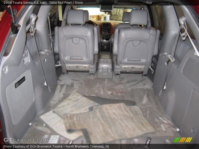 Salsa Red Pearl / Stone 2008 Toyota Sienna XLE AWD
