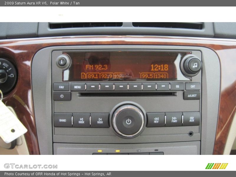 Controls of 2009 Aura XR V6