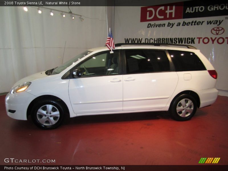 Natural White / Stone 2008 Toyota Sienna LE