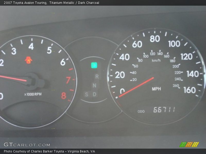 Titanium Metallic / Dark Charcoal 2007 Toyota Avalon Touring