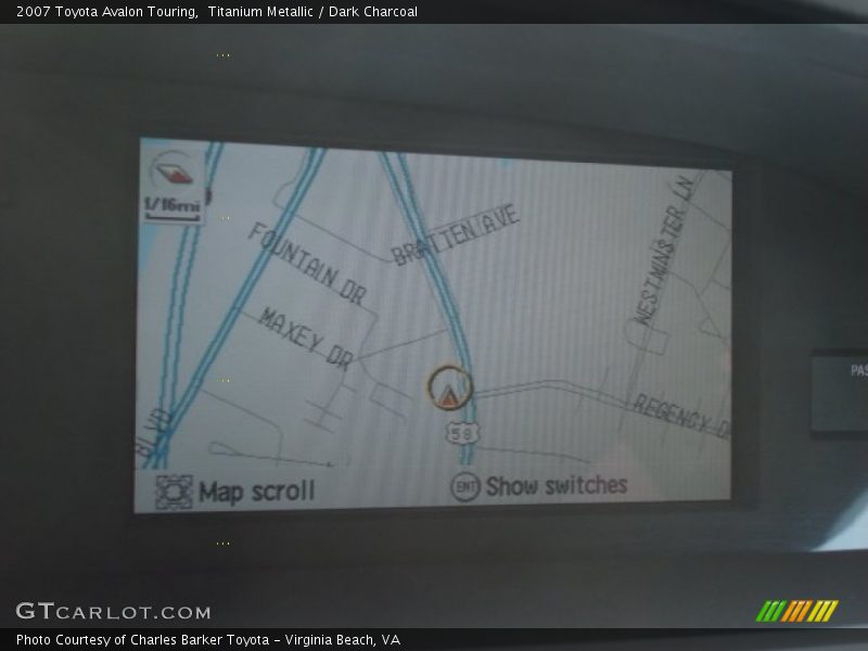 Titanium Metallic / Dark Charcoal 2007 Toyota Avalon Touring