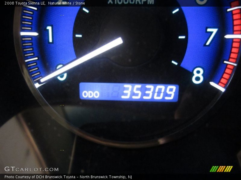 Natural White / Stone 2008 Toyota Sienna LE