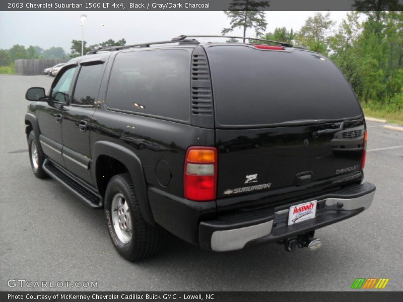 Black / Gray/Dark Charcoal 2003 Chevrolet Suburban 1500 LT 4x4
