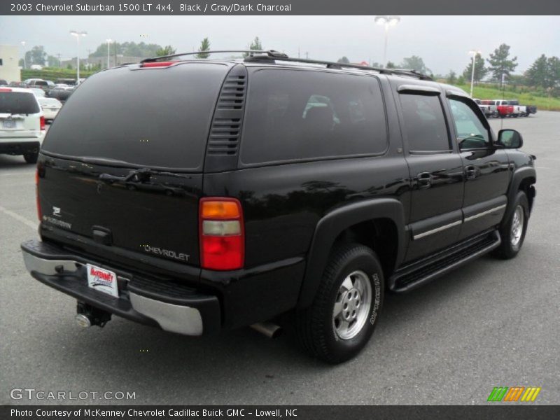 Black / Gray/Dark Charcoal 2003 Chevrolet Suburban 1500 LT 4x4