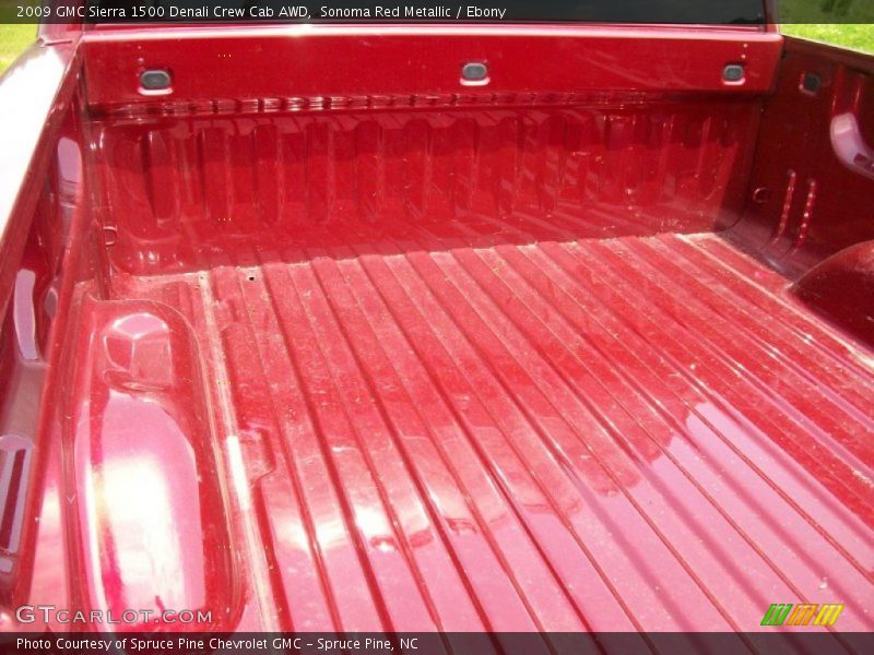 Sonoma Red Metallic / Ebony 2009 GMC Sierra 1500 Denali Crew Cab AWD