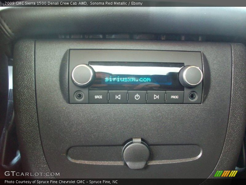 Sonoma Red Metallic / Ebony 2009 GMC Sierra 1500 Denali Crew Cab AWD