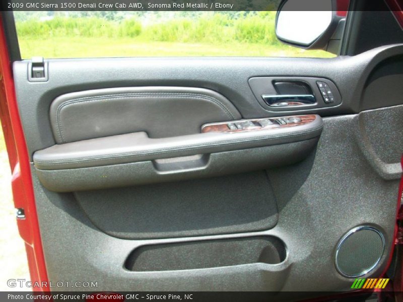 Sonoma Red Metallic / Ebony 2009 GMC Sierra 1500 Denali Crew Cab AWD