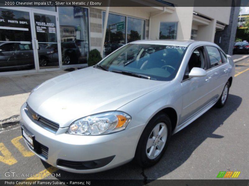 Silver Ice Metallic / Ebony 2010 Chevrolet Impala LT