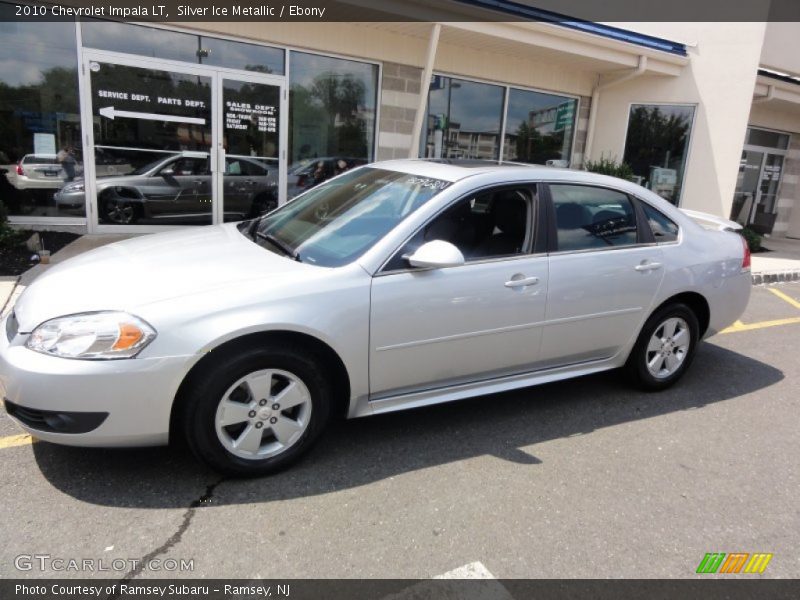 Silver Ice Metallic / Ebony 2010 Chevrolet Impala LT