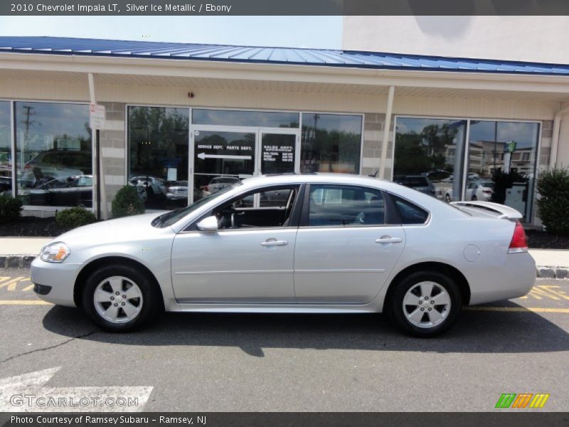 Silver Ice Metallic / Ebony 2010 Chevrolet Impala LT