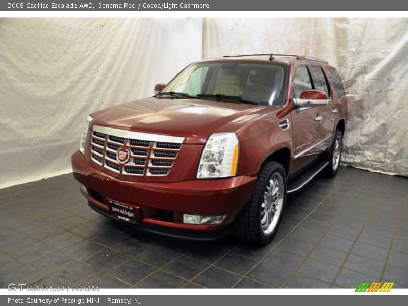 Sonoma Red / Cocoa/Light Cashmere 2008 Cadillac Escalade AWD
